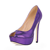 Gorgeous Leatherette Stiletto Heel Pumps / Peep Toe Party / Evening Shoes
