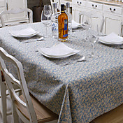 Blue Leaves Table Cloth
