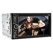 6.2 Inch 2Din Car DVD Player with GPS, RDS, iPod