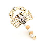 Fashionable Alloy With Rhinestones Women's Brooch