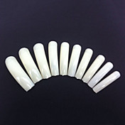 500PCS Half Cover Natural Color Acrylic French False Nail Art Tips