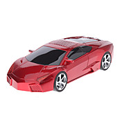 Red Car Racing Style TF / USB / Ingresso audio MP3 Music Speaker Radio FM (DC 5V)