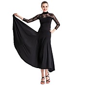 ballroom dancewear viscose en tule moderne dans jurk voor dames