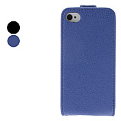 Elegant Design PU Leather Case for iPhone 4 (Assorted Colors)