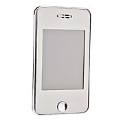 2,8 pulgadas de pantalla táctil reproductor mp4 fm / cámara / grabadora de voz con auriculares y de línea de datos (4GB, Silver)
