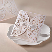 diseño personalizado hueco invitación de la boda (juego de 50)