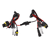 Xenon H3 HID lampe pærer for Bil Headlight (12V-55W, 2-Piece)
