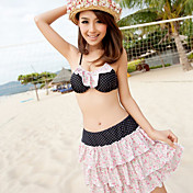 Dame Tredelt Cute Layered Ruffles Bikini
