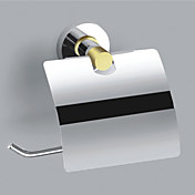 Estilo Contemporáneo Chrome Zinc Alloy Wall Mounted Finish portarrollos de papel higiénico