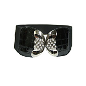 Chic Spandex/PU Party/Fashion Belt With Rhinestone (More Colors)