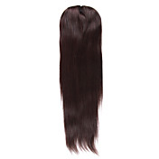 100% Indian Remy Hair 16" Silky Straigh Ponytail Hair Extensions With Combs 26 Colors To Choose