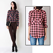 Women's Cotton Check Shirt