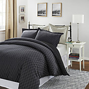 3pcs jebel Check Jacquard Bettbezug Set