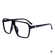 Unisex Vintage Square almindeligt glas briller