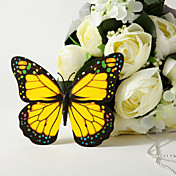 Beautiful Yellow Plastic Butterfly