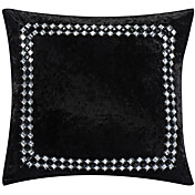 Modern Black Velvet fronha decorativa