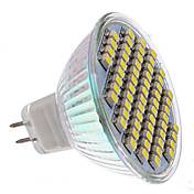 Lampadina LED, luce bianca naturale MR16 60x3528 SMD 3-3.5W 150-180LM 6000-6500K (12V)