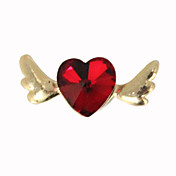 Heart Shaped 3.5 MM Crystal Anti-dust Earphone Jack for iPhone and iPad