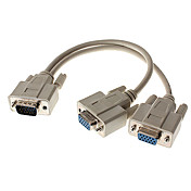 del VGA HD15 Adattatore sdoppiatore per 2 monitor per 1 pc