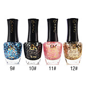 1PCS Top Coat Sequins Nail Polish No.9-12(17ml,Assorted Colors)