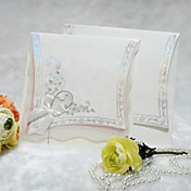 Elegant Wedding Invitation With Ribbon Bowkont (Set of 50)