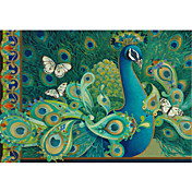 Printed Art Paisley Animal Peacock by David Galchutt