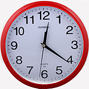 redondo de 12 "analógico reloj de pared (rojo, 1xAA)