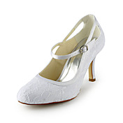 Pretty Satin Stiletto Heel Pumps With Buckle Wedding Shoes (More Colors)