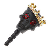 Crown diseño en forma de diamante anti-polvo para auriculares Jack Plug para el teléfono móvil (colores surtidos)