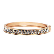 Simple Elegant Alloy  With Rhinestone Women's Bracelet
