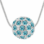 Elegant Alloy With Gold Plated Rhinestone Women's Fashion Necklace (More Colors)