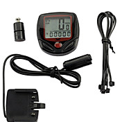 PVC Material Wireless 15 Functions Waterproof Cycling Computer YS-268A(Black)