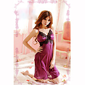 Women's Sexy Purple Lace Lingerie Dress(Fit S-L)