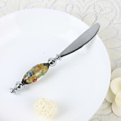 Murano Art Deco Cheese Knife/Spreader In Gift Box