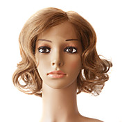 Lace Front 100% Indian Remy Hair 12" Water Wave Hair Wigs Multiple Colors Available