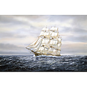 gedruckt Kunstlandschaft Klipper von jack wemp
