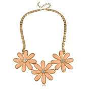 Beautiful Rhinestone With Alloy Resin Women's Necklaces
