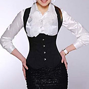 Zwarte Strepen Satijn Casual Lolita Corset