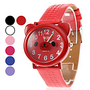 Unisex PU analógico de cuarzo reloj de pulsera (colores surtidos)