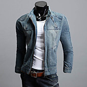 Herre Denim hættetrøje Fitted Outwear