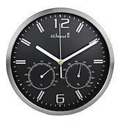 Contemporáneo reloj de pared de metal