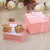 Boutons de manchette personnalisés simples