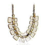Elegant Alloy Geometriske halskjede