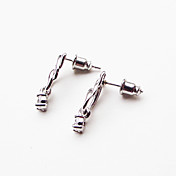 Charming Platinum Plated Cubic Zirconia Earrings