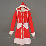 Long Sleeve Knee-length Red Velvet Sweet Lolita Coat