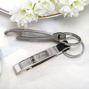 Personalized Zinc Alloy Bottle Opener/Key Ring (Set of 4 Pieces)