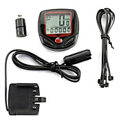 PVC Werkstoff W 15 Funktionen Fahrradcomputer Wasserdicht YS-268A (Schwarz)
