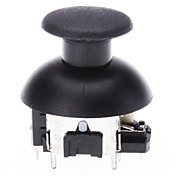 Replacement 3D Vibrerende Rocker Joystick Cap Shell Mushroom Caps voor PS3 draadloze controller (Metal Chip)