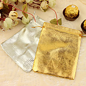 Metallic Drawstring Wedding Favor Bag – Set of 12 (More Colors)