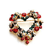 Fine Alloy With Rhinestones Brooch